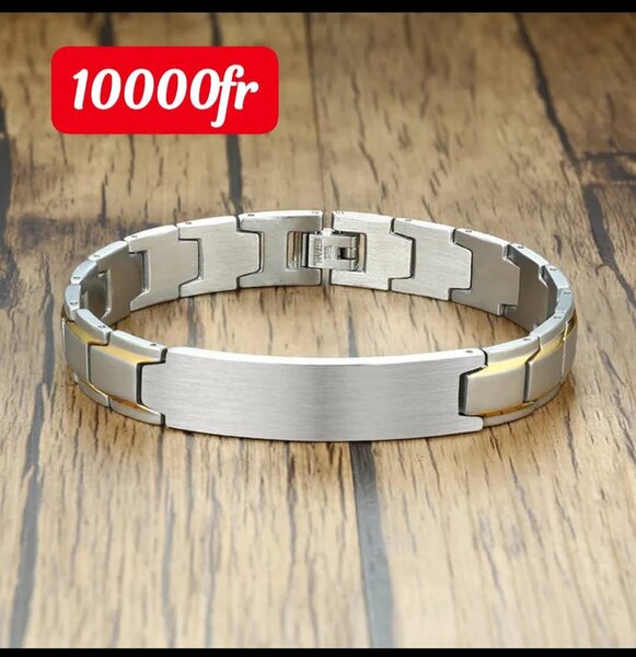 Bracelet homme en acier inoxydable