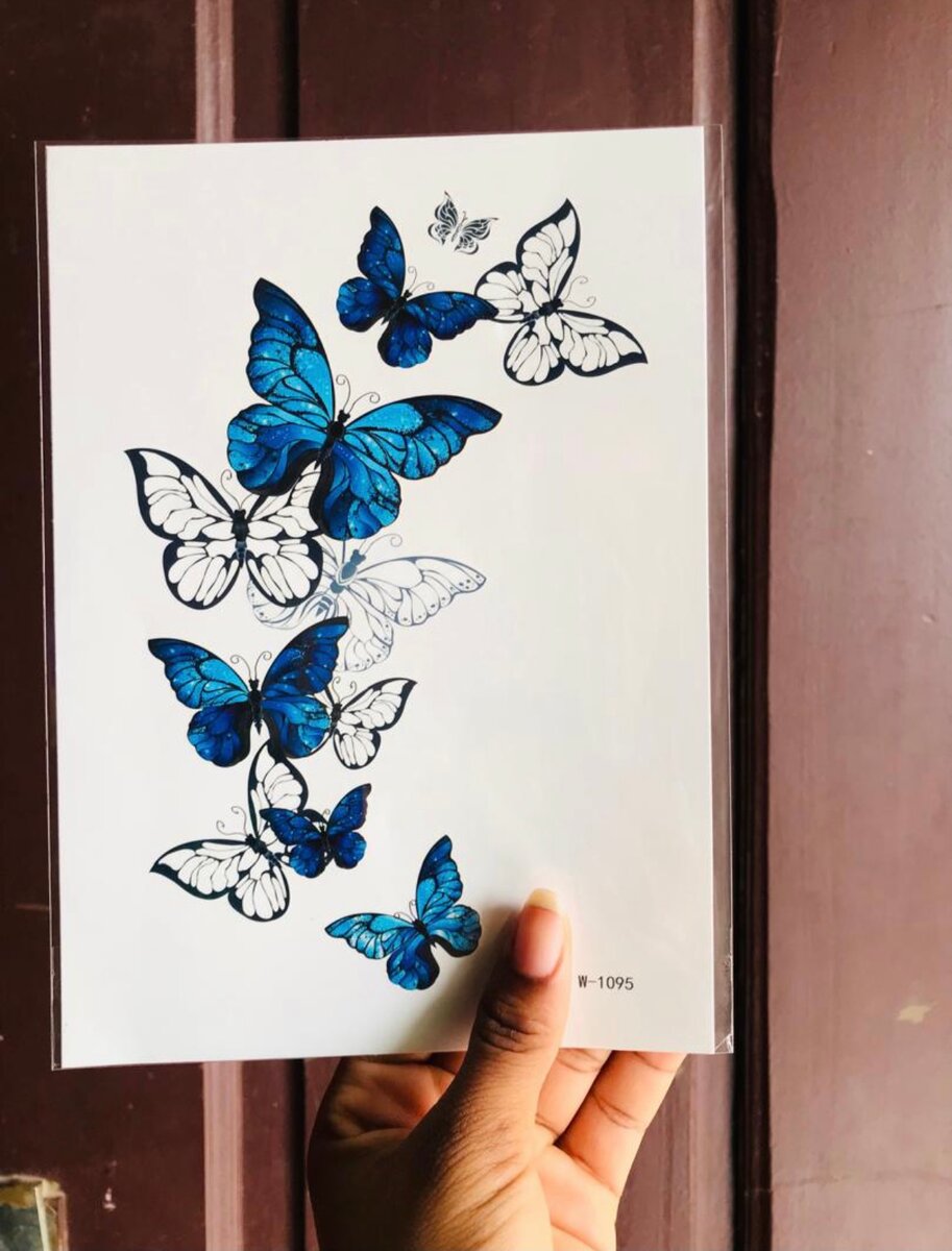 Tatouages Éphémères Design Floral et Animaux