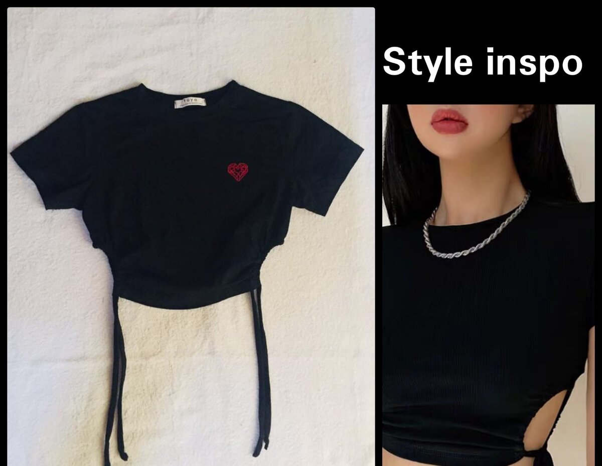 Salaula crop tops and tops