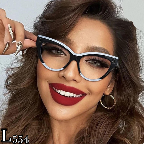 Lunette blanc noir 