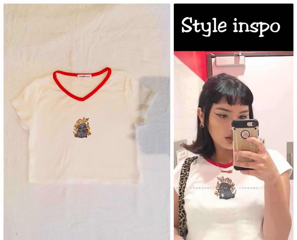 Salaula crop tops and tops