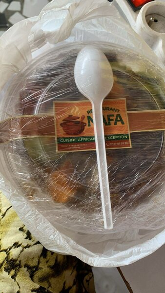Repas africain à emporter