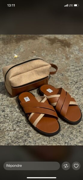 Sandales avec pochette élégante