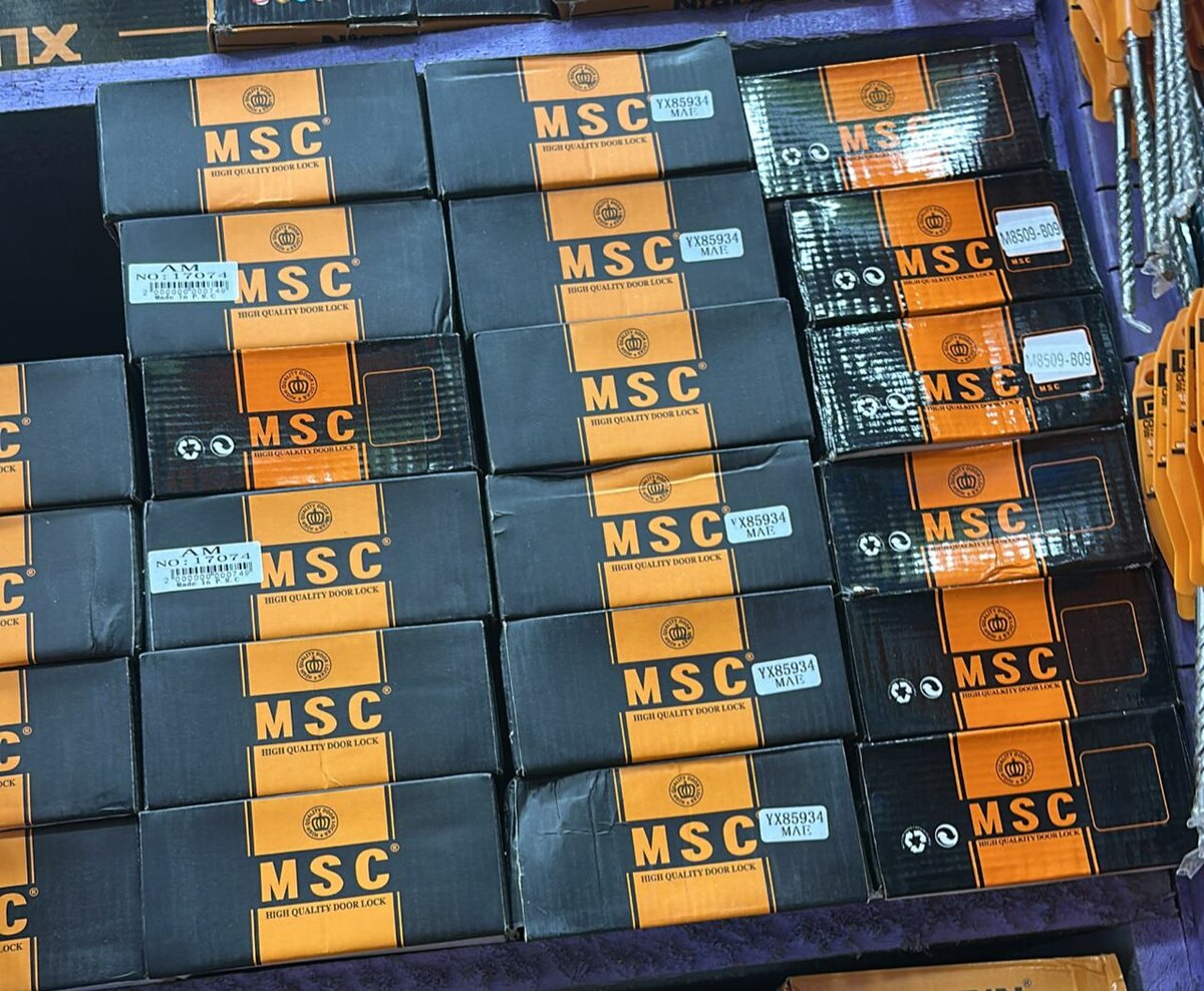 Poignées de porte MSC en acier inoxydable