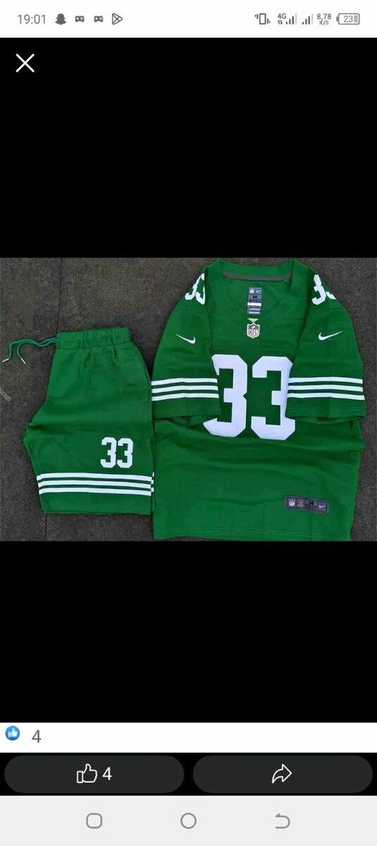 Ensemble de maillot de football