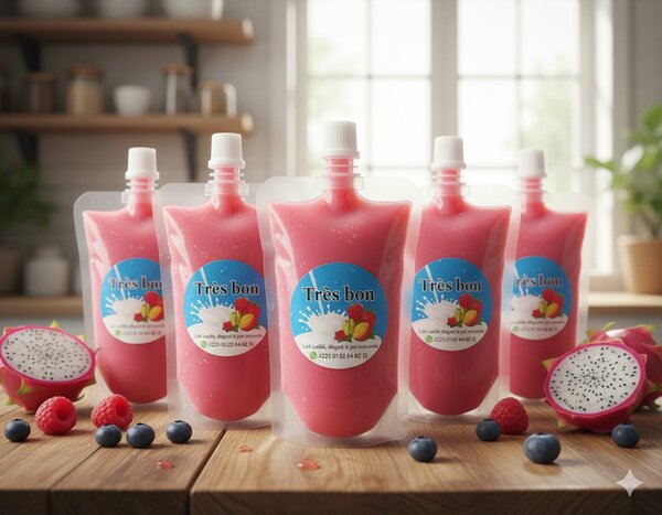 Menthe au lait, fraise au lait