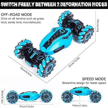 Voiture RC Cascade Geste Télécommande