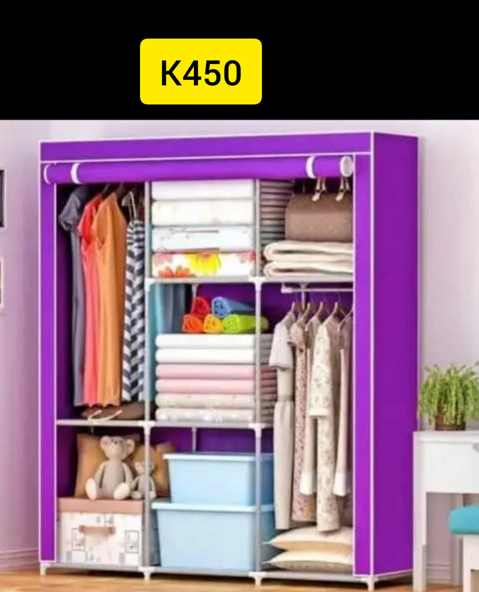 Wardrobe system for storing clothes/shoes/accessories