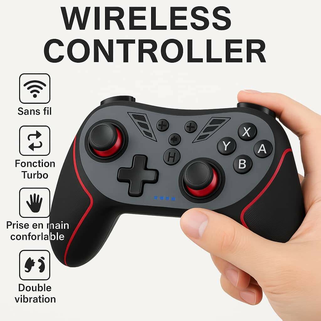 Manette de jeu sans fil