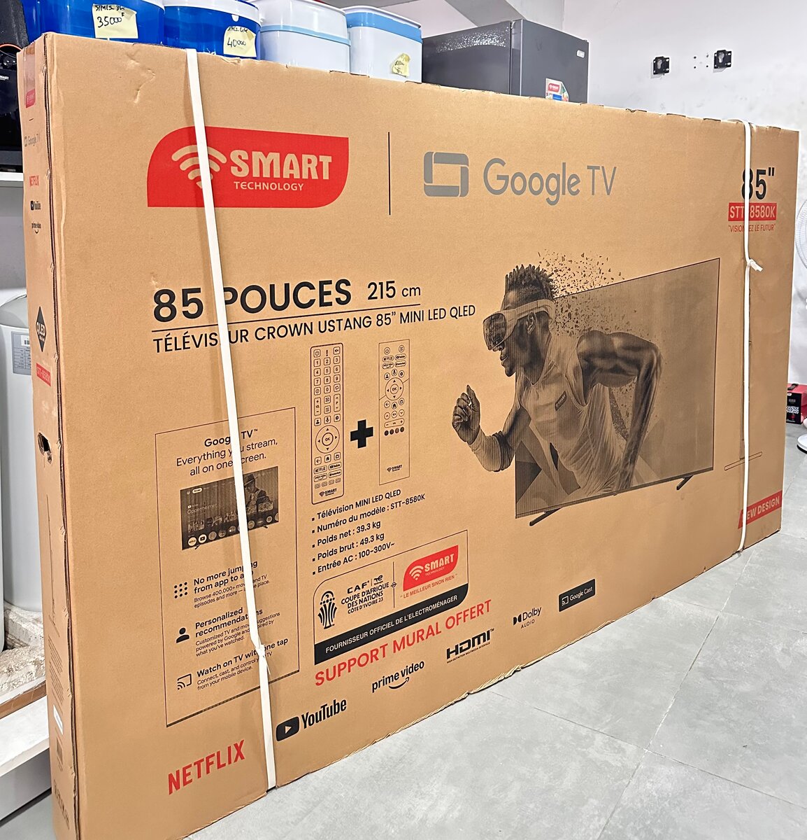 Téléviseur QLED 85" Smart