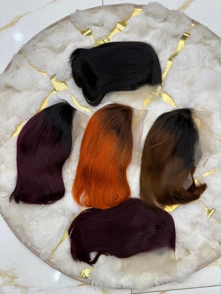 Perruque Lace Front Bob Coloré