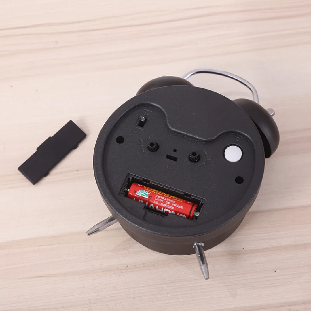 Horloge,Rétro double cloche