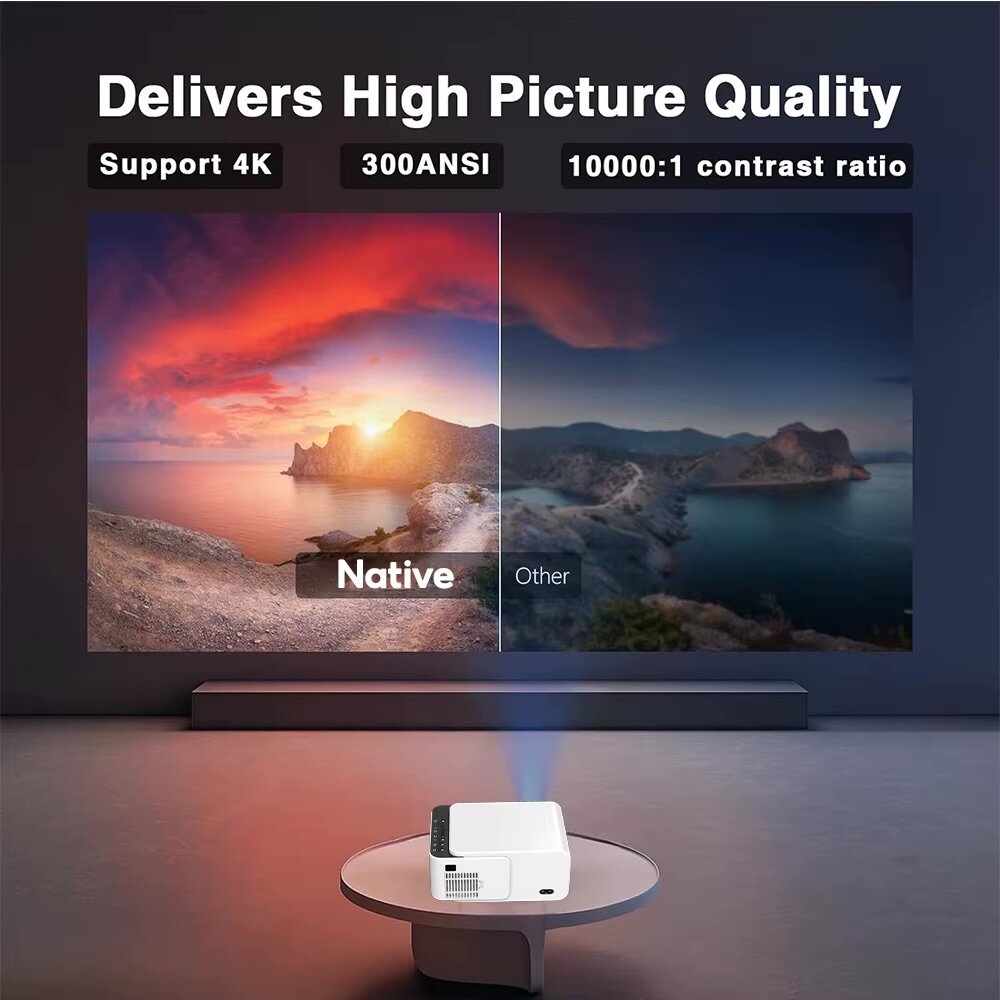 Projecteur Vidéo 4K WiFi Android