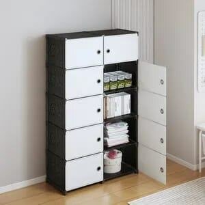 Armoire modulable à étagères