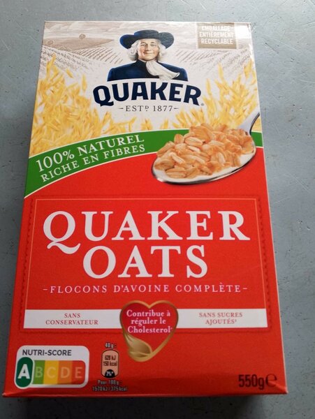 Quaker - Flocons d'Avoine Complets