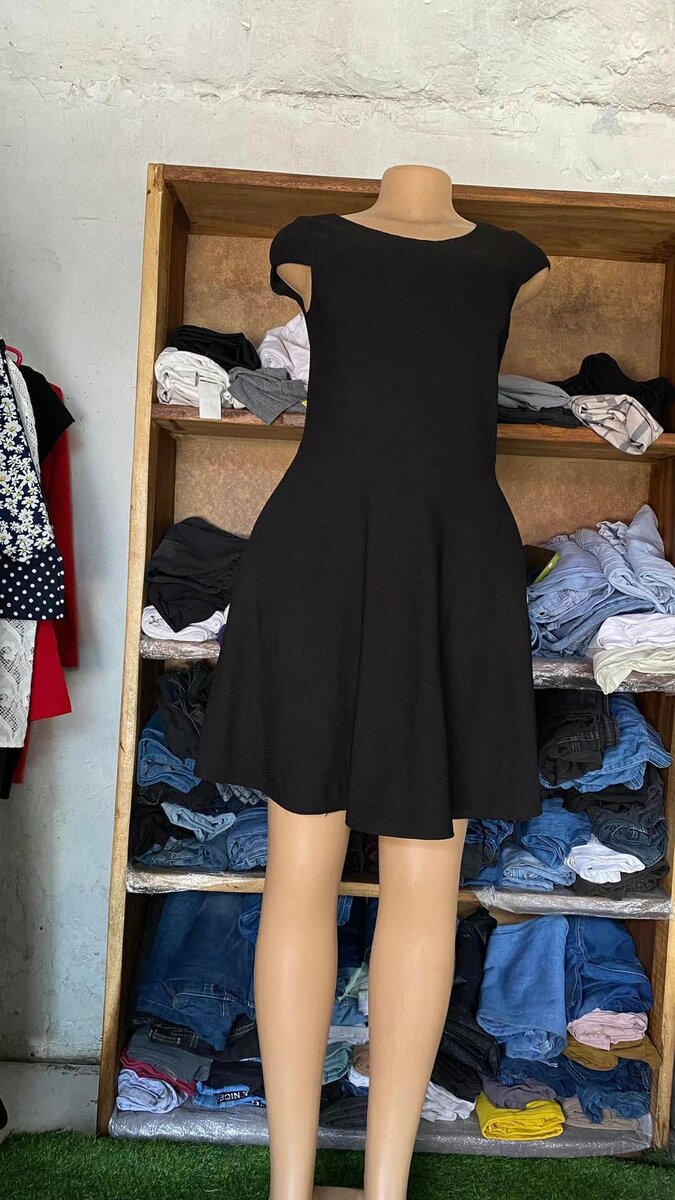 Beautiful and comfortable women's dress black