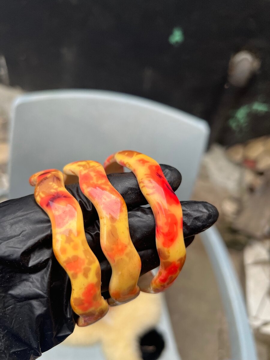 Bracelets en résine élégants