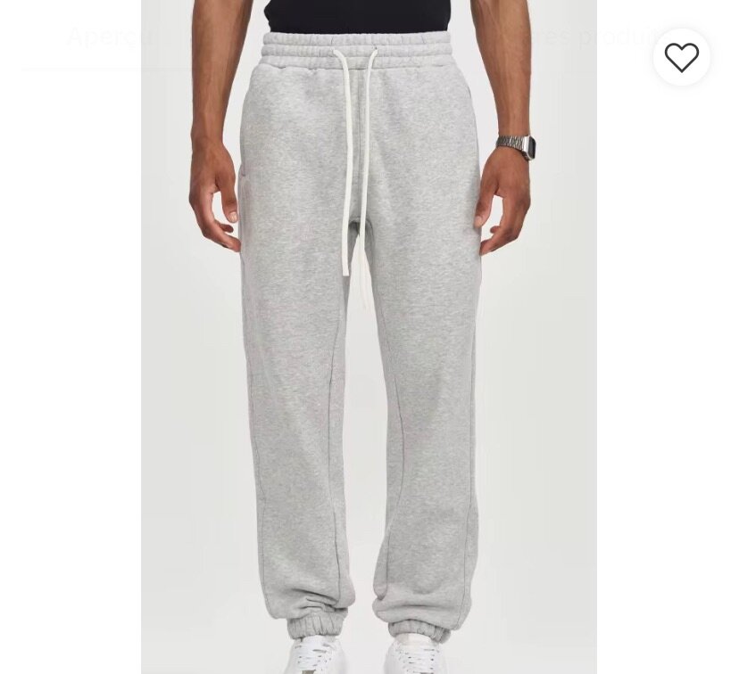 Pantalon de jogging gris homme