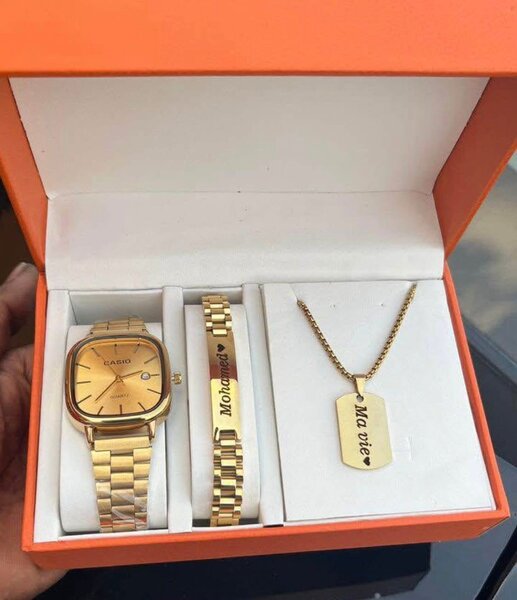 Ensemble Montre et Bracelet Homme