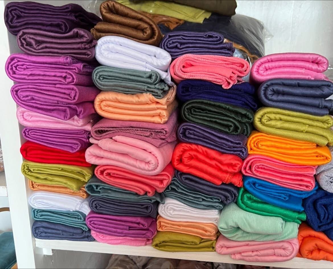 Voile JERSEYen Coton Colorées