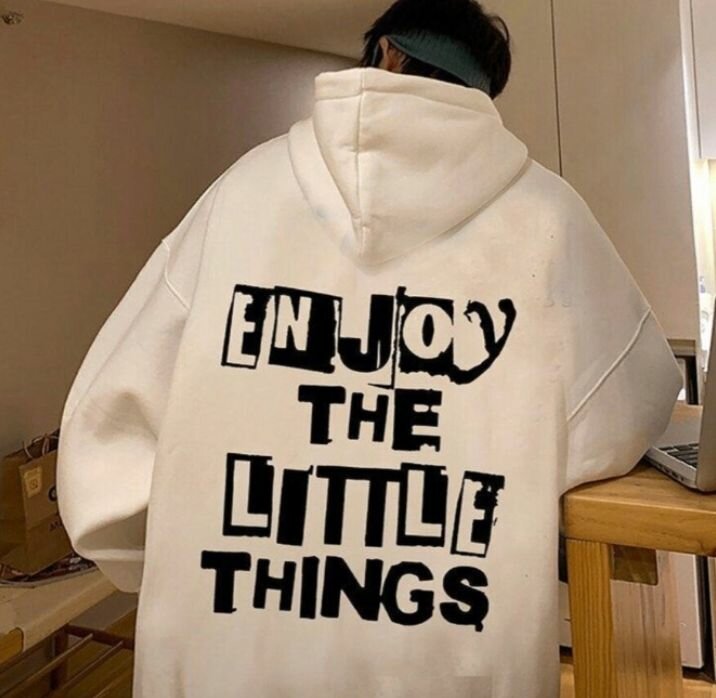 Sweat à message inspirant