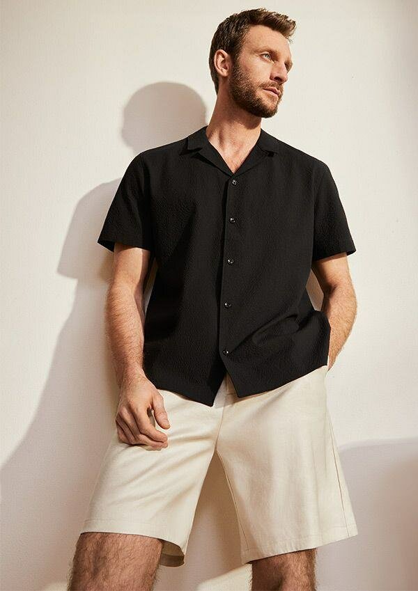 Chemise Noire Pour Hommes