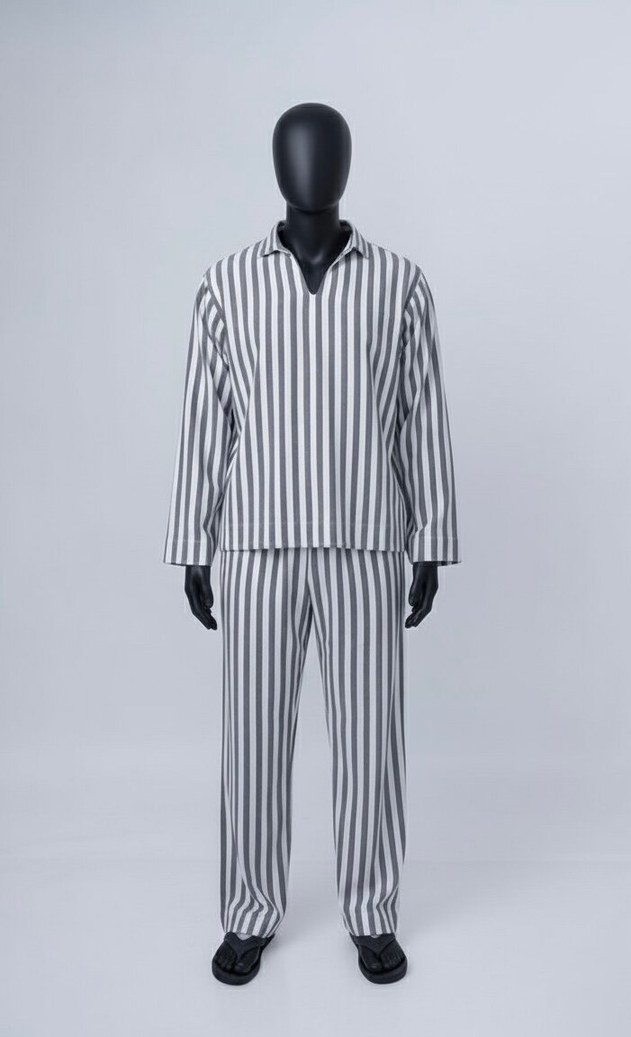 Ensemble rayé Homme