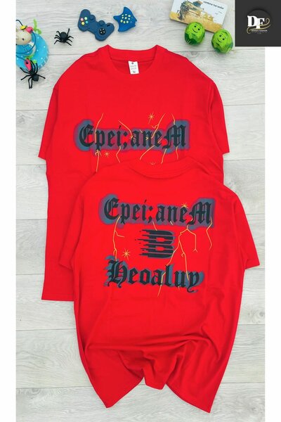 T-shirts rouges assortis