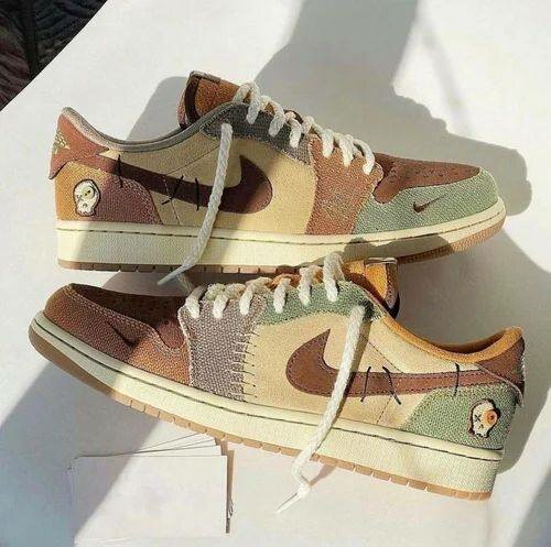 Sneakers colorés en toile