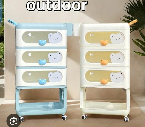 Chariot de rangement pour enfants