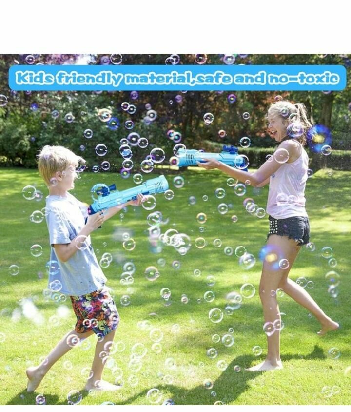 Pistolet à bulles pliable