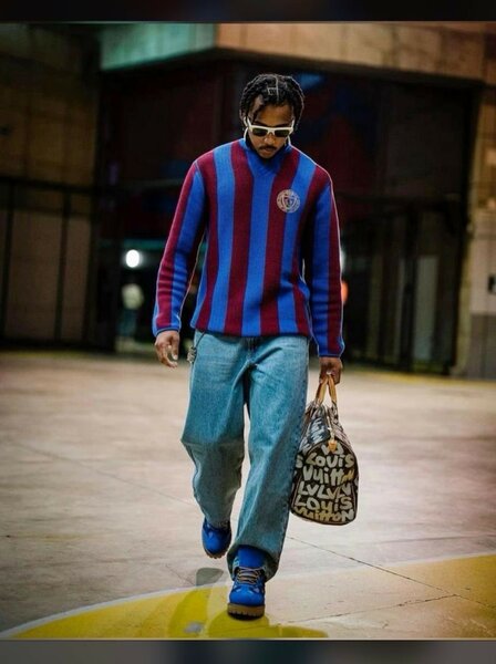 Jean baggy tendance pour hommes