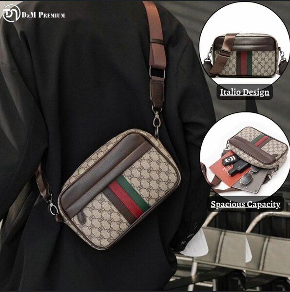 Sac Bandoulière Élégant Homme