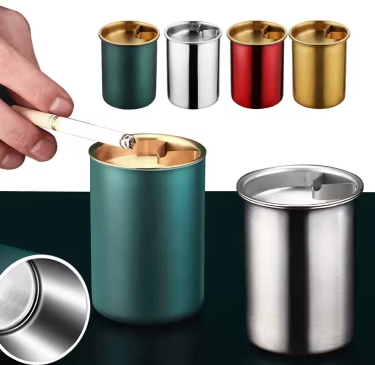 Stainless Steel Ashtray