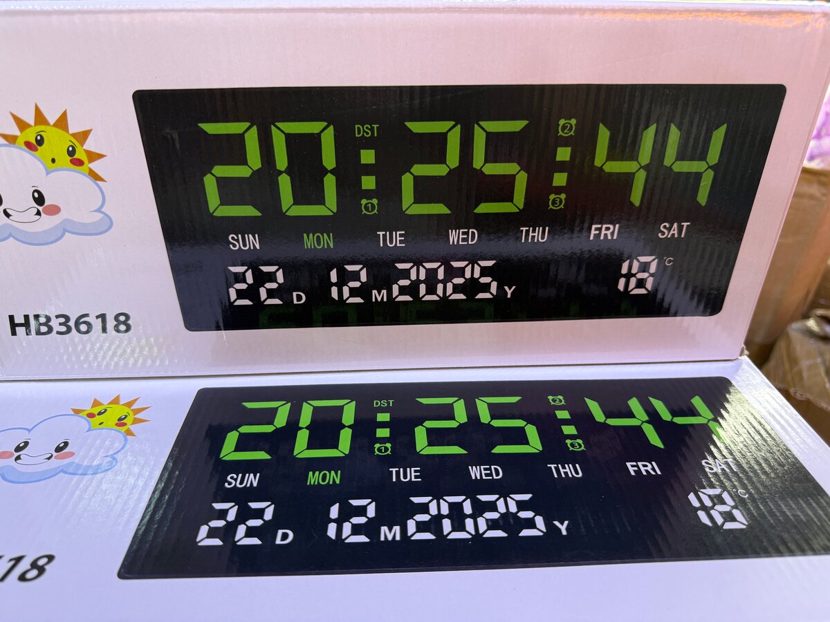 LED数字闹钟温湿度显示