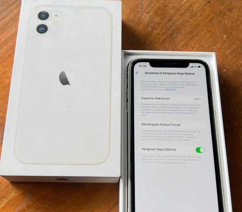 iPhone 11 simple blanc