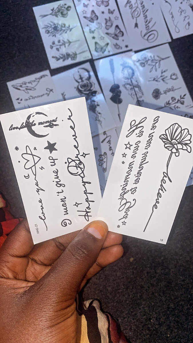 Tatouages temporaires papillon