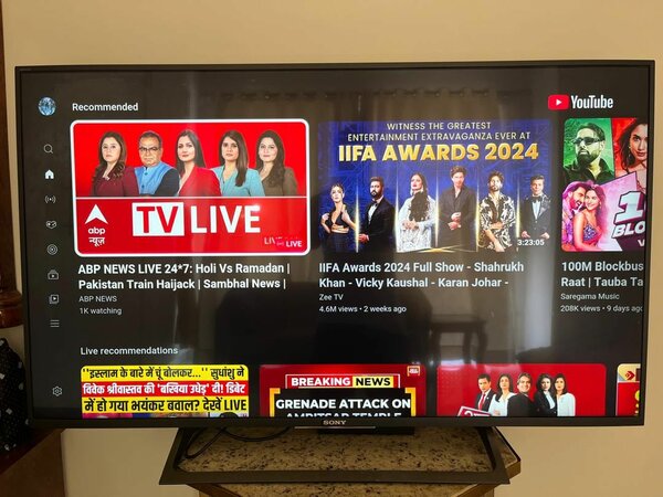 SONY Bravia AndroidTV 49 inch (123 cm) X80E, 4K HDR