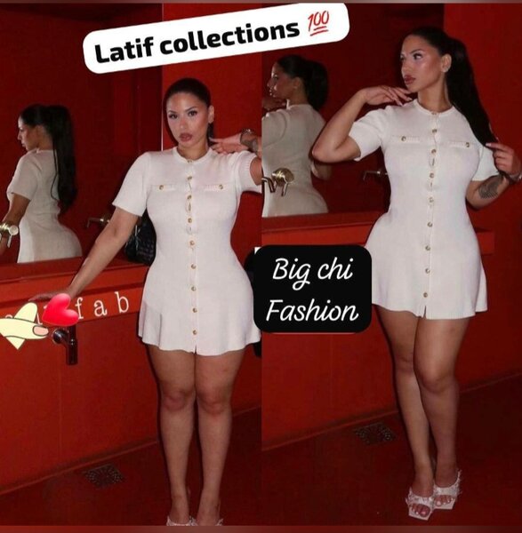 Mini robe blanche