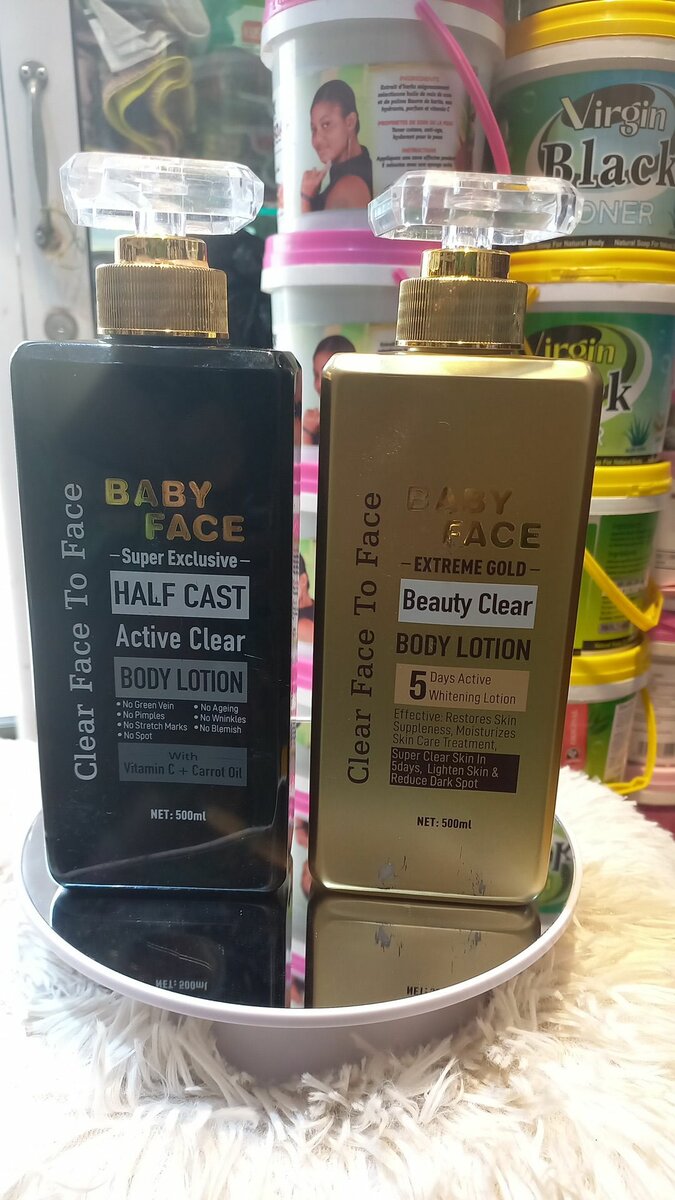 Baby face body lotion