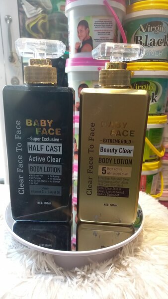 Baby face body lotion