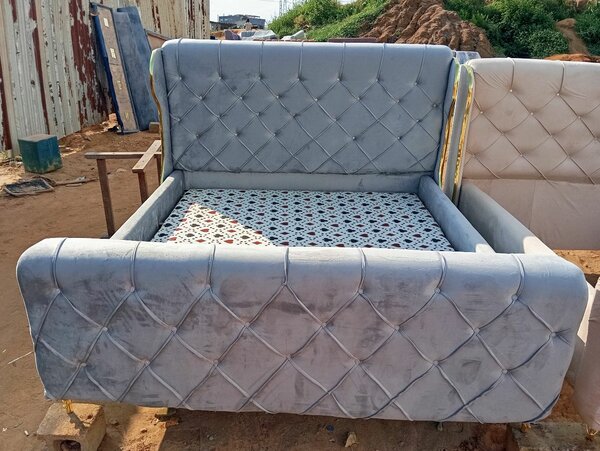 Lit élégant luxury royal gris