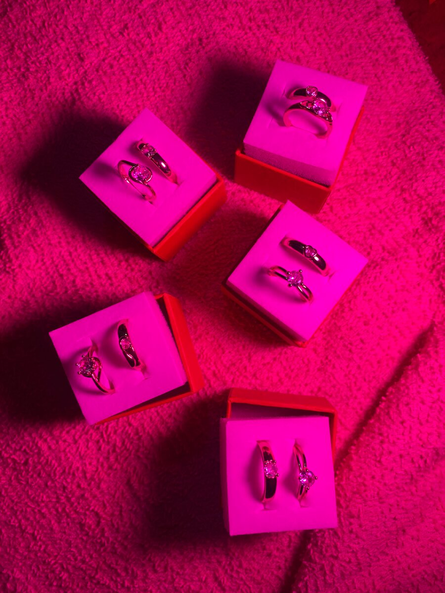 Bagues élégantes en duo