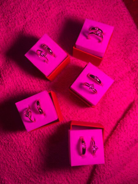 Bagues élégantes en duo