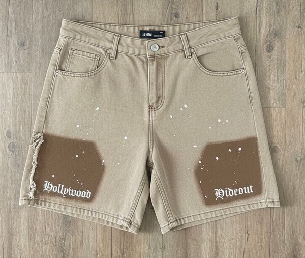 Shorts en jean déchirés