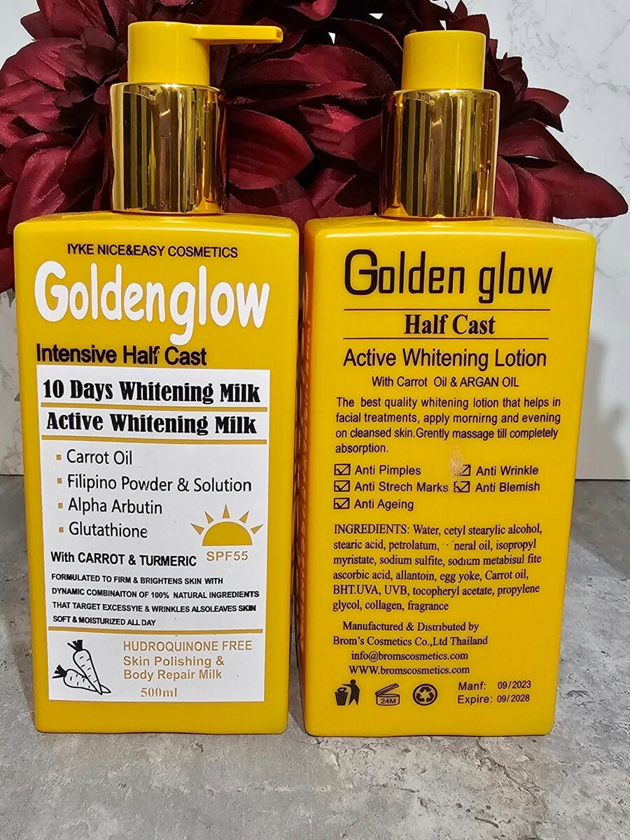 Golden glow intensive halfcast body lotion
