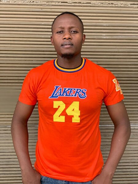 Men's T-shirt orange