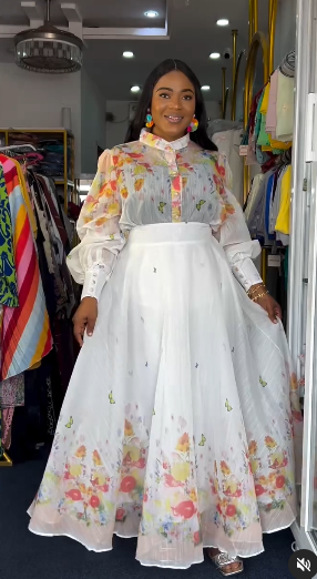 Women's Long Dress  white