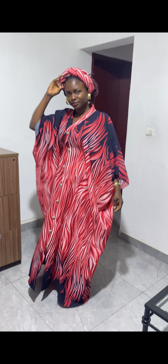 boubou et coiffe élégant