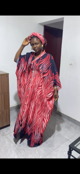 boubou et coiffe élégant